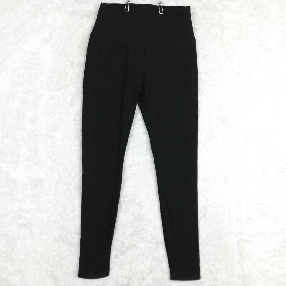 Luxe Legging Womens Pants Black Pull On Mid Rise Stretch M New